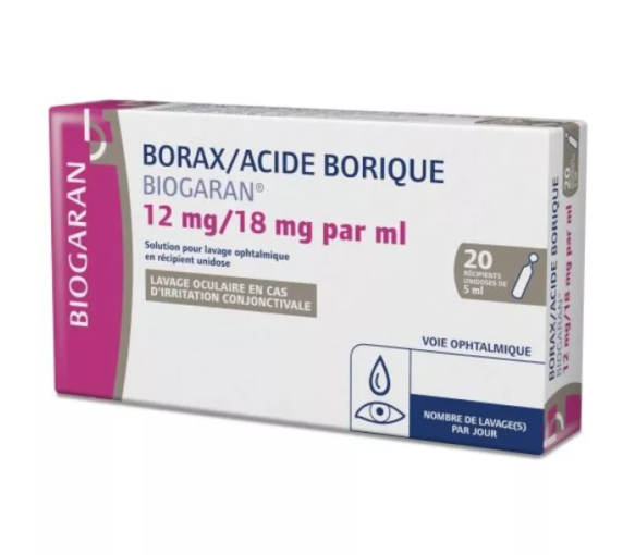 Borax Borsäure Biogaran - 20 Einzeldosen à 5 ml