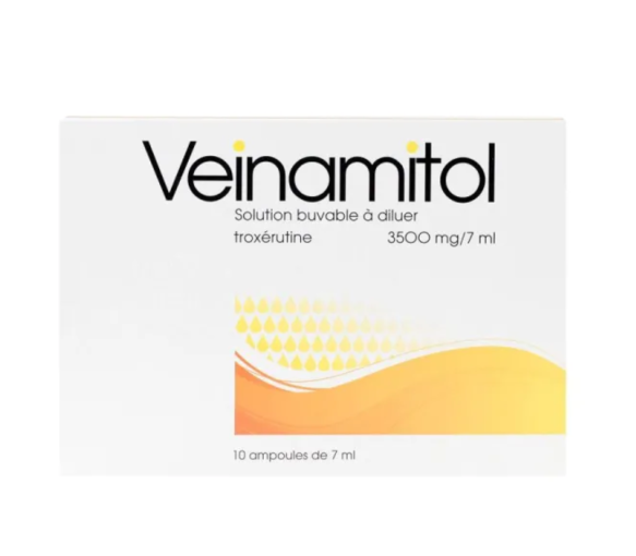 Veinamitol 3500mg/7ml trinkbare Lösung zum Verdünnen - Packung mit 10 Ampullen zu 7ml
