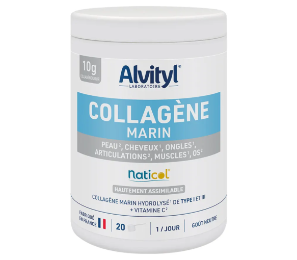 Naticol marines Kollagen neutraler Geschmack Alvityl - Dose mit 20 Portionen