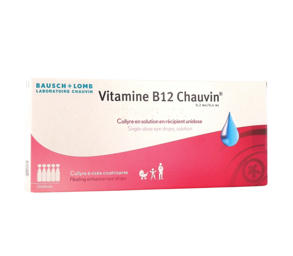 Vitamin B12 Chauvin 0,2mg Augentropfenlösung - 10 Einzeldosen
