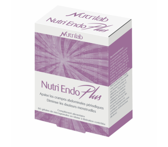 Nutri Endo Plus Menstruationsbeschwerden Nutrilab - Packung mit 60 Kapseln