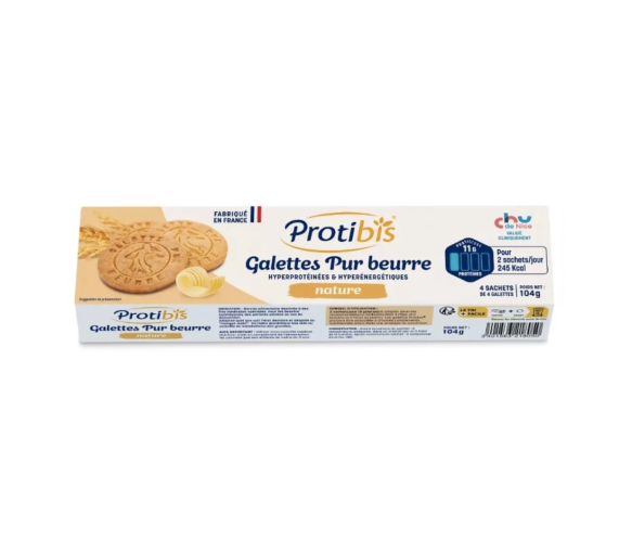 Butterkekse mit Zitronengeschmack Protibis - Schachtel mit 16 Keksen