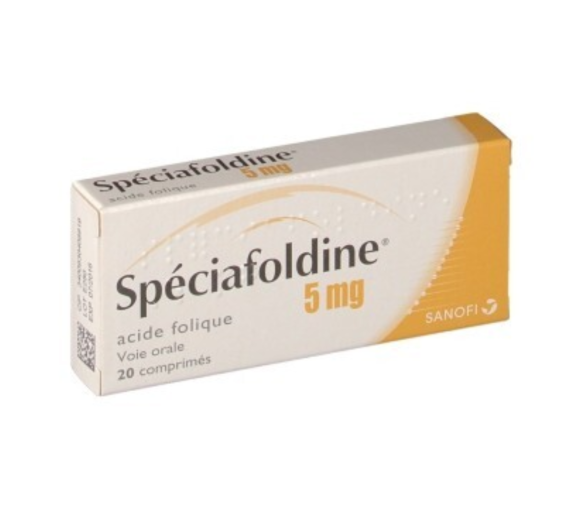 Speciafoldine 5mg Tabletten - Packung mit 20 Tabletten