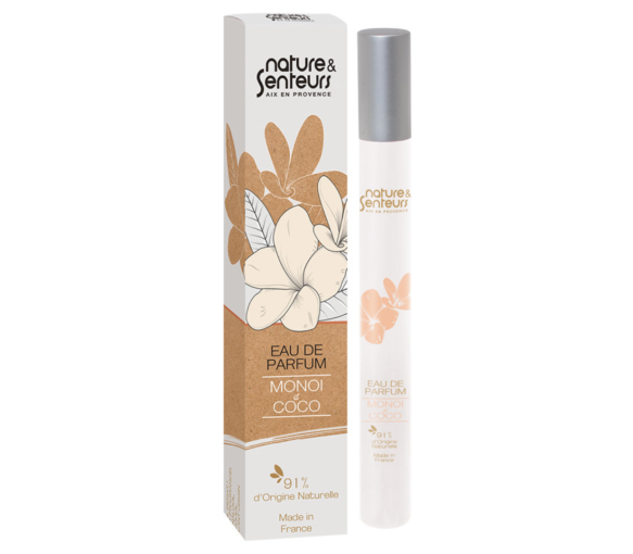 Monoi- und Kokos-Eau de Parfum Nature & Senteurs - Spray 15ml