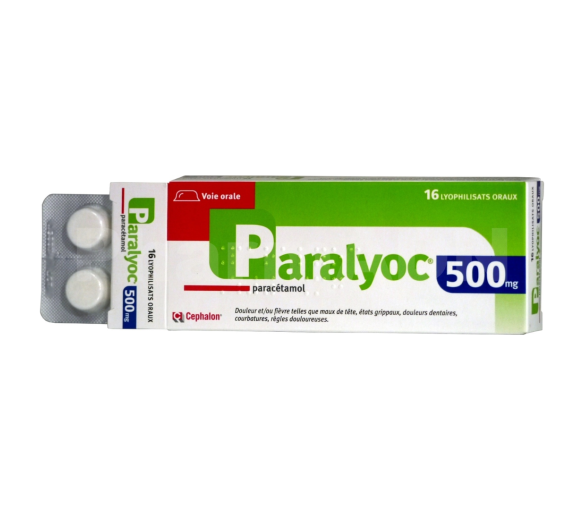 Paralyoc 500mg Lyophilisat zum Einnehmen - Packung mit 16 Lyophilisaten