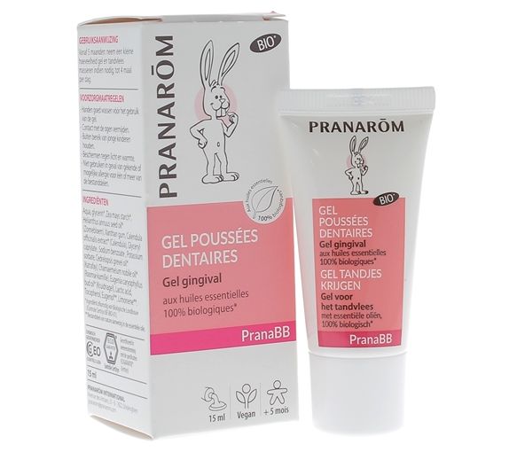 PranaBB Bio-Gel für Zahnungsbeschwerden Pranarôm - Flasche mit 15 ml