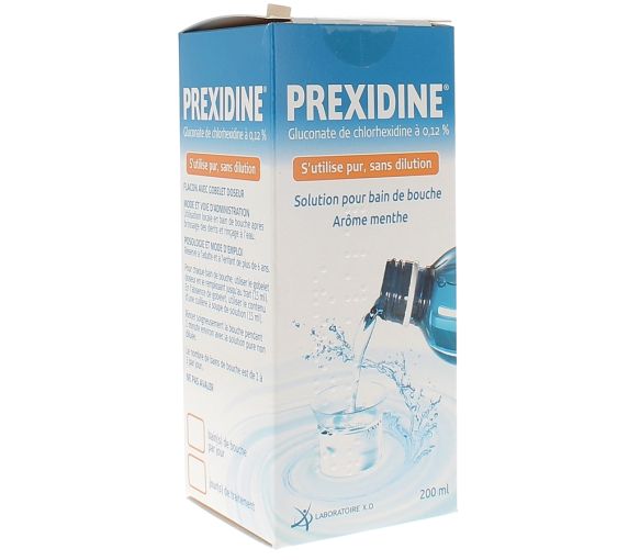 Prexidine 0,12% Mundspüllösung - Flasche mit 200 ml