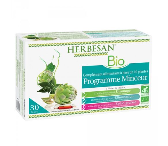 Bio Gewichtsreduktionsprogramm Herbesan - Box mit 30 Ampullen