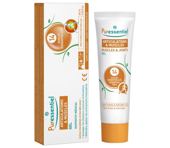 Gelenke & Muskeln Gel mit 14 ätherischen Ölen Puressentiel - Tube mit 60 ml