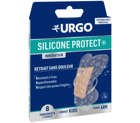 Silicone-Schutzinnovation Pflaster Format Kinder Urgo - Schachtel mit 5 Pflastern