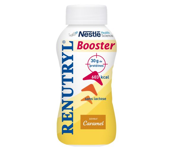 Renutryl Booster Geschmack Karamell - Packung mit 4x300 ml