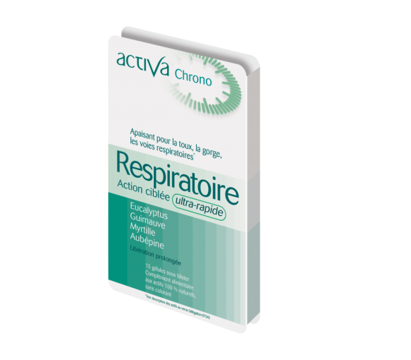Chrono Respiratoire Activa - Packung mit 15 Kapseln - image 1