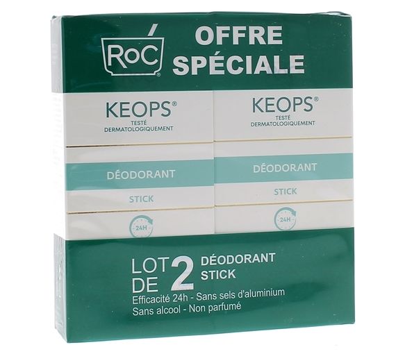 Deodorant Stick Keops Roc - 2er-Pack mit 40ml Sticks - image 1