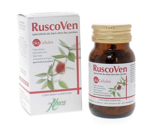 RuscoVen Plus Aboca - Packung mit 50 Kapseln
