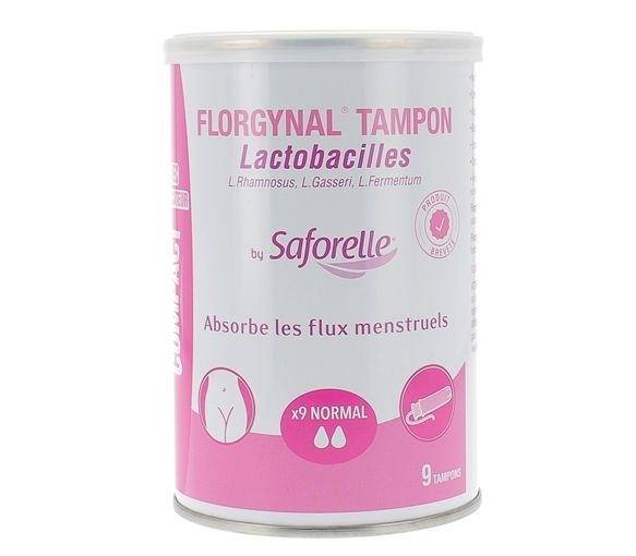 Florgynal probiotischer Tampon normal mit Saforelle-Applikator - Packung mit 9 Tampons - image 1