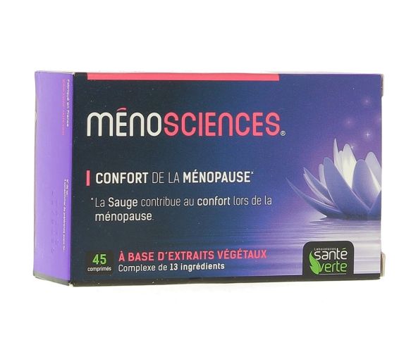 Méno'sciences Komfort während der Menopause Gesundheit Grün - 45 Tabletten