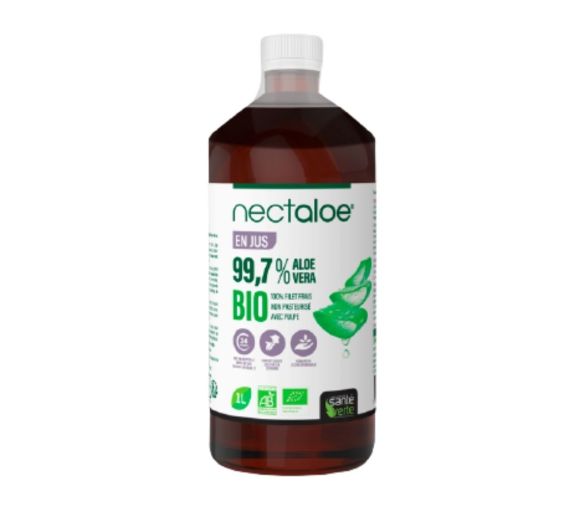 Néctaloé Getränk 99,7% reines Aloe Vera Santé Verte - Flasche 1L