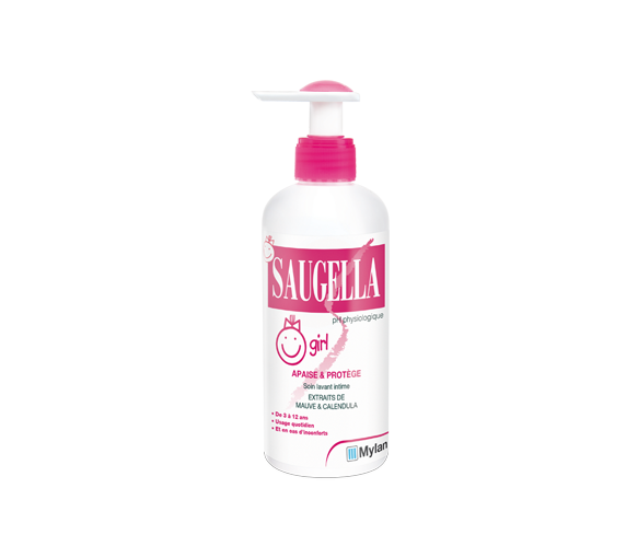 Mädchen sanfte Waschemulsion Saugella - Flasche mit 200 ml - image 1
