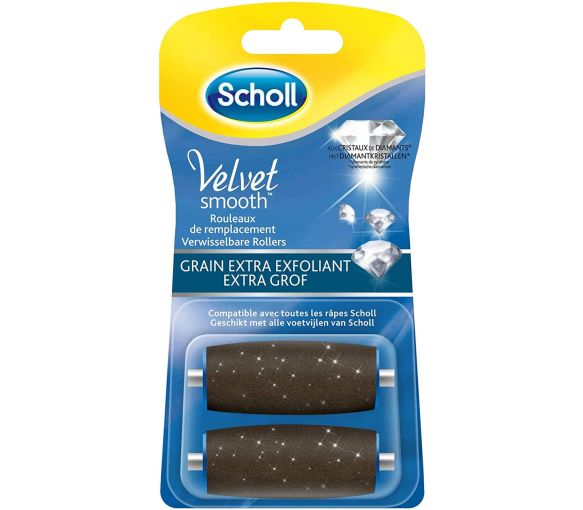 Velvet Smooth Ersatzrollen Extra Peeling Scholl - 2 Ersatzrollen