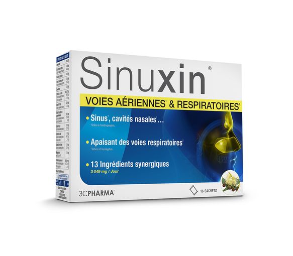 Sinuxin Atemwege & Atmung 3C Pharma - Packung mit 16 Beuteln