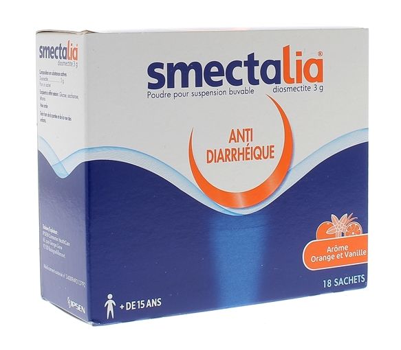 Smectalia 3g akute Durchfall Orange-Vanille-Geschmack - 18 Beutel