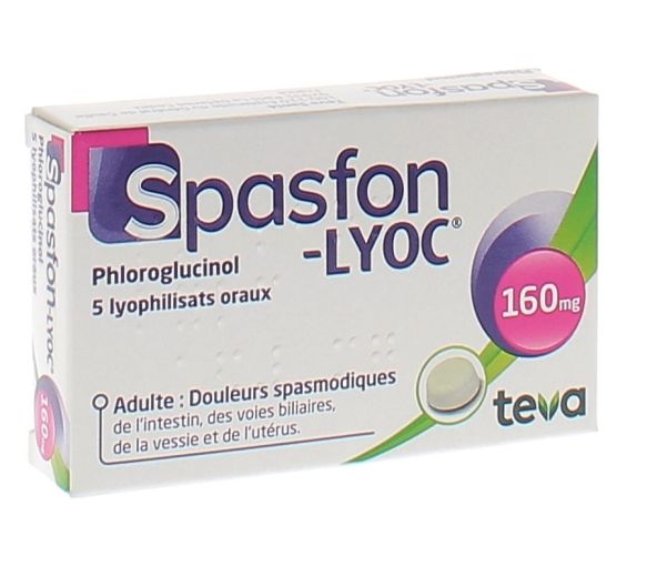 Spasfon Lyoc 160mg - 5 lyophilisierte orale Tabletten