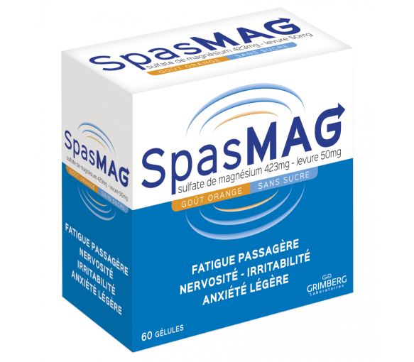 Spasmag Kapseln - Packung mit 60 Kapseln