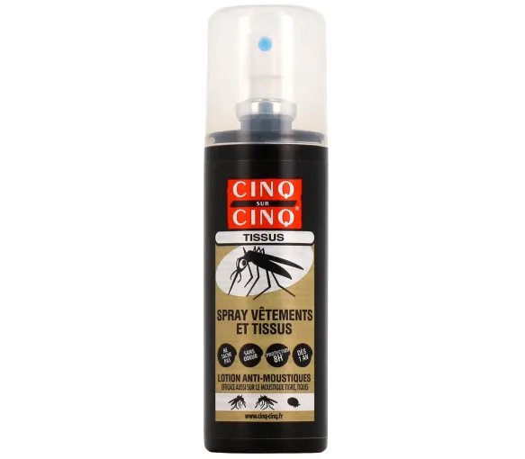Spray für Kleidung und Stoffe Mückenschutz Cinq sur cinq - 100 ml Spray - image 1