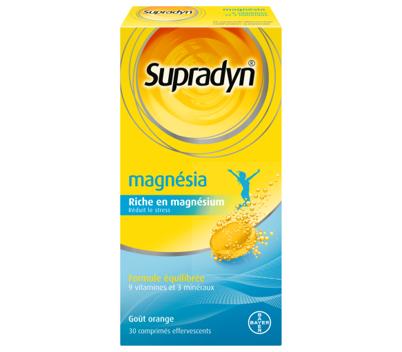 Supradyn Magnesia Brausetabletten Vitamine; Mineralien und Magnesium 30 Tabletten Anti-Stress - image 1