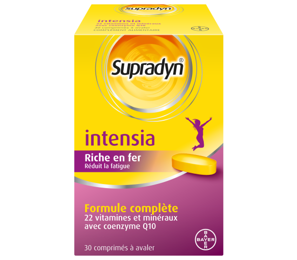Supradyn Intensia zum Schlucken Vitamine, Mineralien und Eisen 30 Tabletten Reduziert die Müdigkeit - image 1