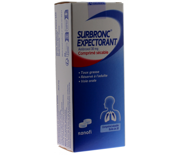 Ambroxol 30mg expectorans, teilbare Tabletten - Packung mit 30 teilbaren Tabletten - image 1