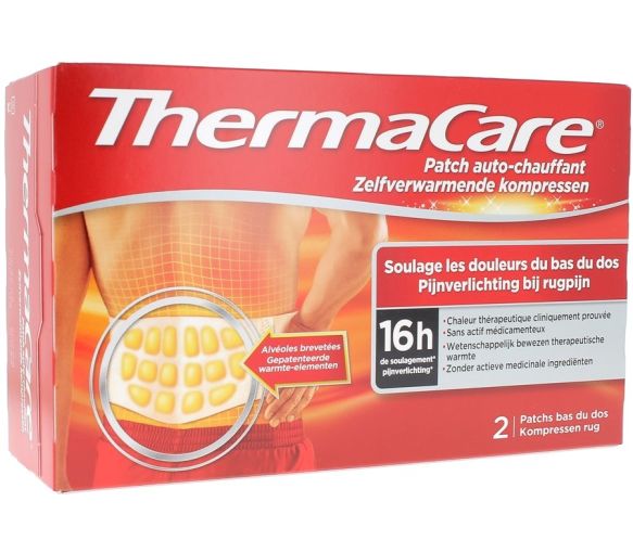 ThermaCare selbstheizendes Pflaster 16h für den unteren Rücken - 2 Pflaster