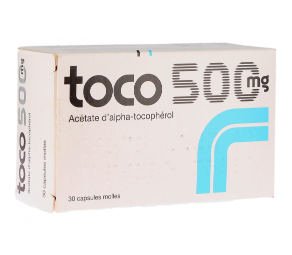 Toco 500mg Weichkapsel - Packung mit 30 Kapseln - image 1