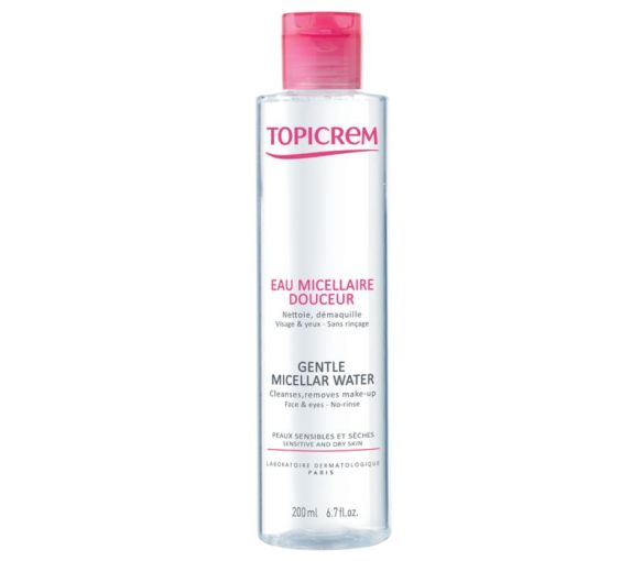 Mizellenwasser sanft für Gesicht und Augen Topicrem - Flasche mit 200 ml - image 1