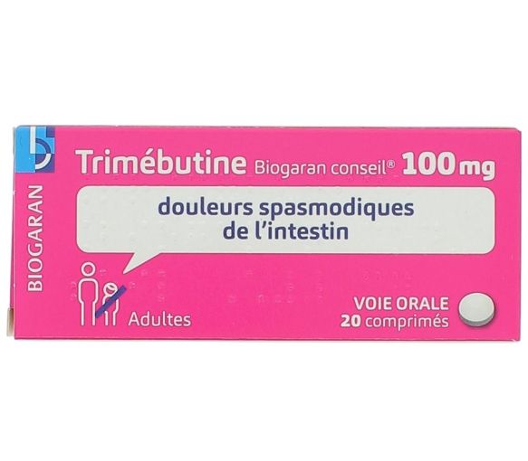 Trimebutin Biogaran 100mg - Packung mit 20 Tabletten