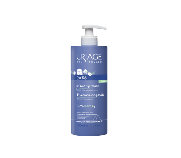 1. Feuchtigkeitsmilch für Babys Uriage - Pumpflasche mit 500 ml - image 1