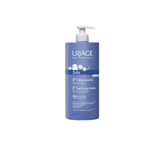 1. Babywaschcreme Uriage - Pumpflasche 1L - image 1