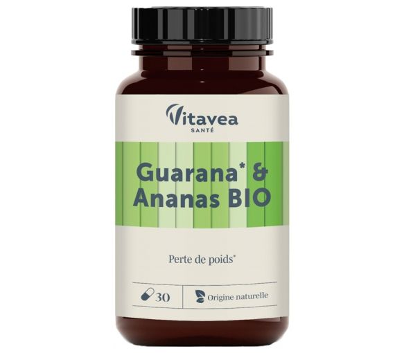 Guarana & Ananas BIO Vitavea - Dose von 30 Tabletten