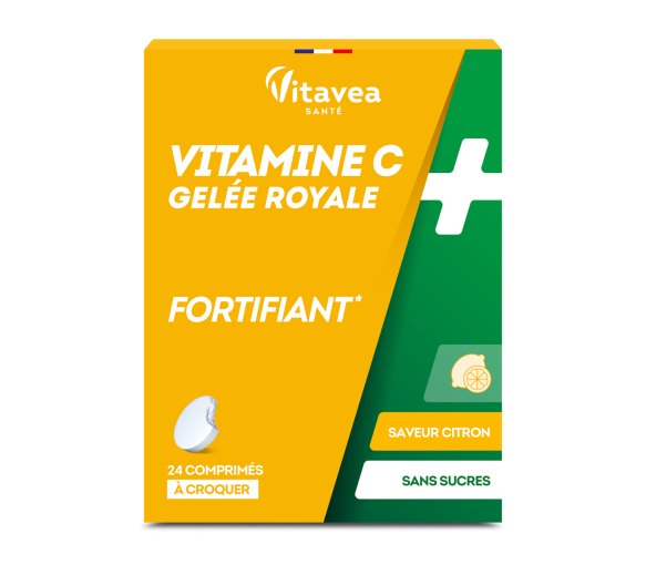 Vitamin C + Royal Jelly Vitavea - Packung mit 24 Kaudabletten