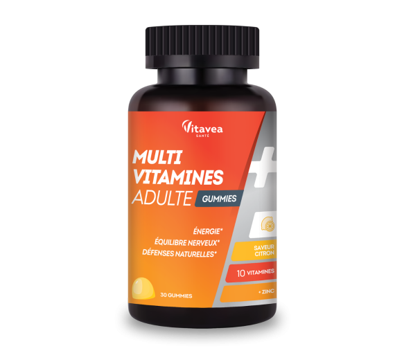 Multivitamin Erwachsene Vitavea - Dose mit 30 Gummibärchen