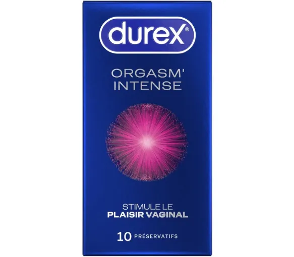 Orgasm'Intense Durex Kondome - Schachtel mit 10 Kondomen - image 1