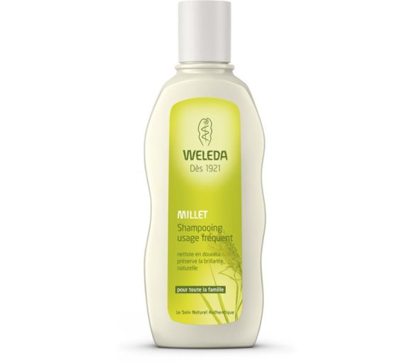Häufig verwendetes Hirse-Shampoo von Weleda - Tube mit 190 ml - image 1