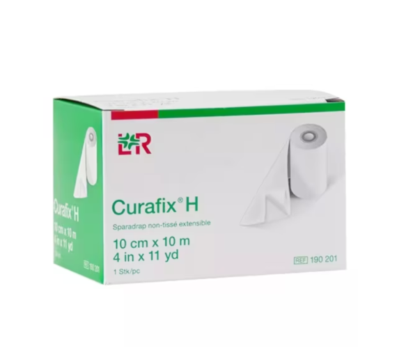 Curafix H Vliesstoff elastisches Pflaster Lohmann & Rauscher - ein Band 10cm x 10m