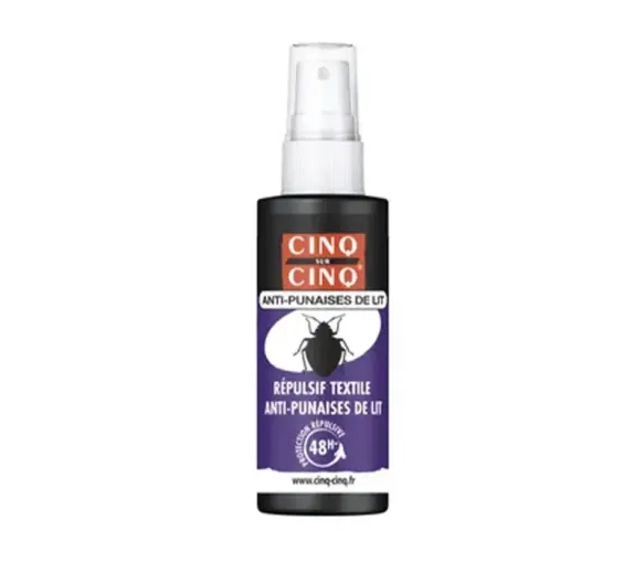 Textilrepellent gegen Bettwanzen Cinq Sur Cinq - 50ml Spray - image 1