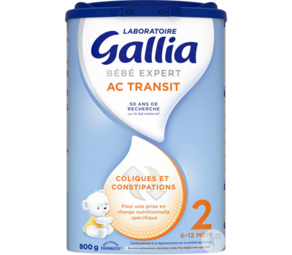 Bébé Expert AC Transit Pulvermilch 2. Alter Gallia - Dose von 800g