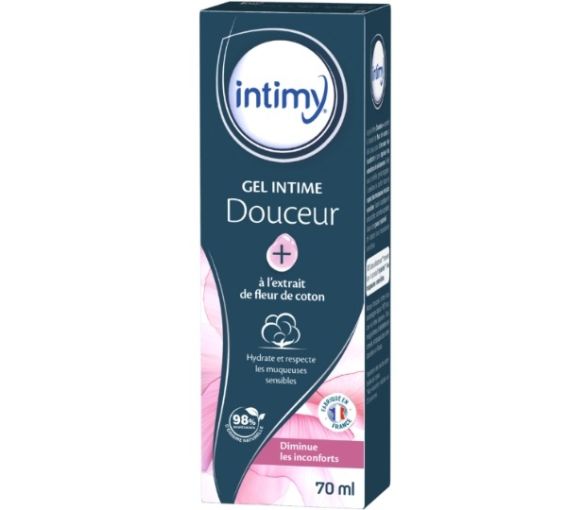 Gel intime douceur fleur de coton Intimy – tube 70 ml