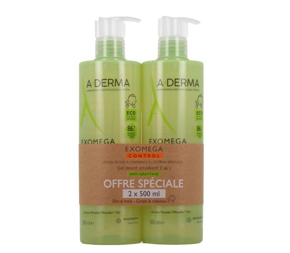 Exomega Control Gel Waschmittel Emollient Anti-Juckreiz A-Derma - image 4