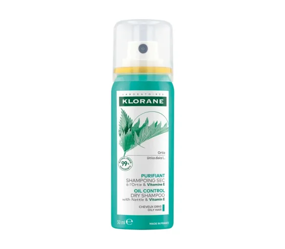 Reinigendes Trockenshampoo mit Brennnessel & Vitamin Klorane - Spray mit 50ml