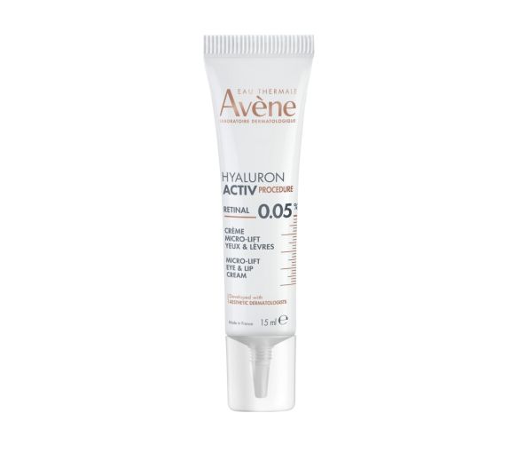 Hyaluron Aktiv Verfahren Mikro-Lifting-Creme für Augen und Lippen Retinal 0,05% Avène - Tube mit 15ml - image 1