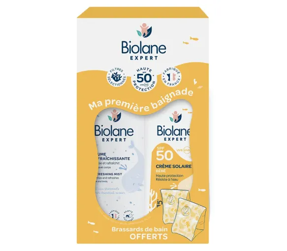 Mein erstes Biolane-Bad - Set mit 2 Produkten + kostenlose Schwimmflügel